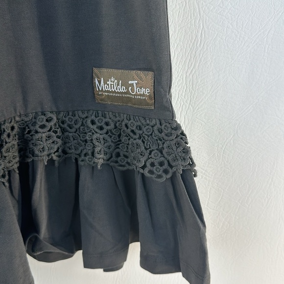 NWT Matilda Jane Ruffled Lace Cropped Pull On Pants - Picture 4 of 10